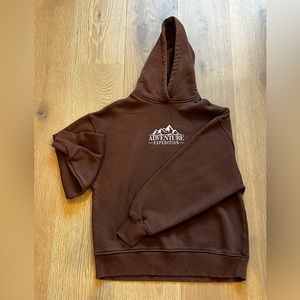Brown Zara hoodie
